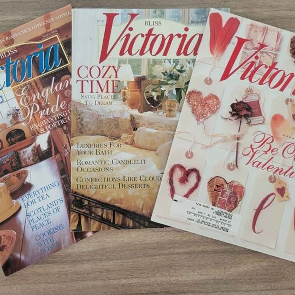 Victoria 3 Magazine Lot January February March 1999 Valentine's Day